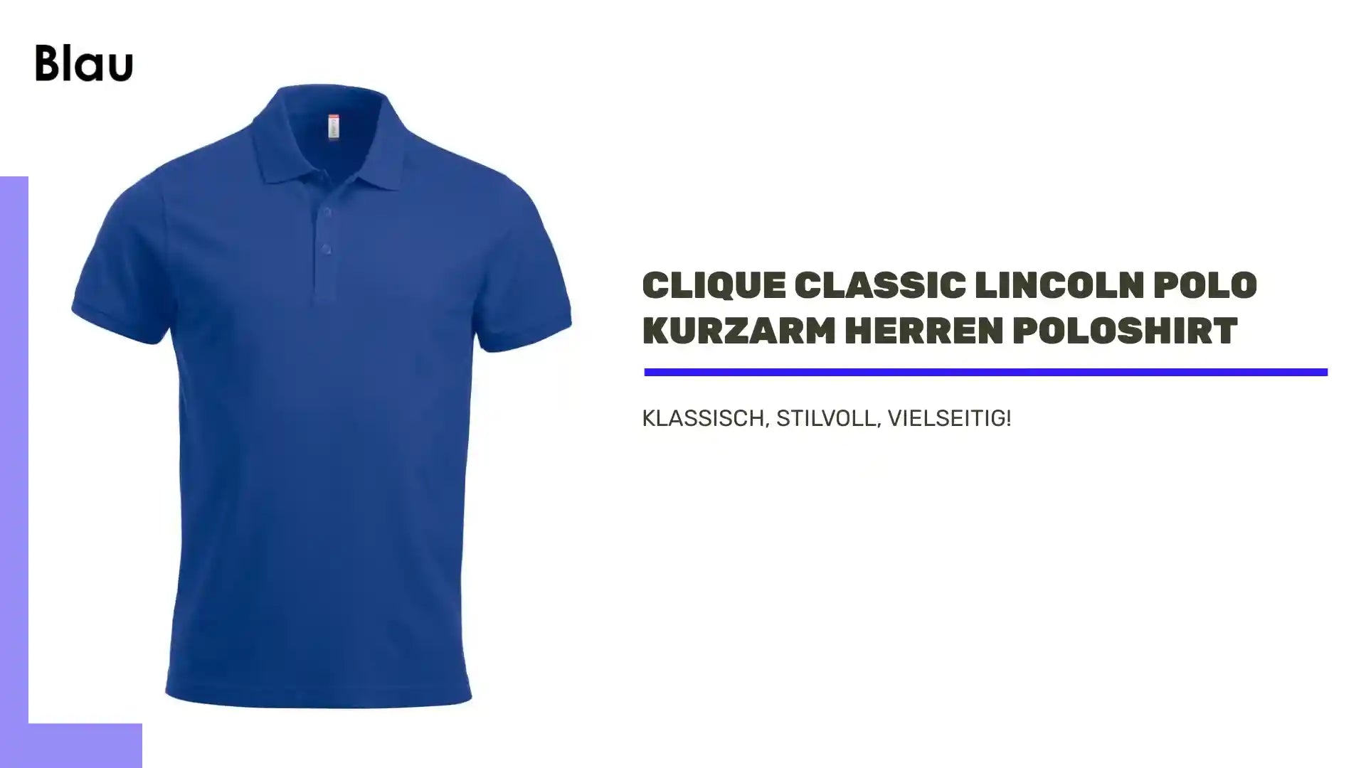Clique Classic Lincoln Polo Kurzarm Herren Poloshirt by@Outfy