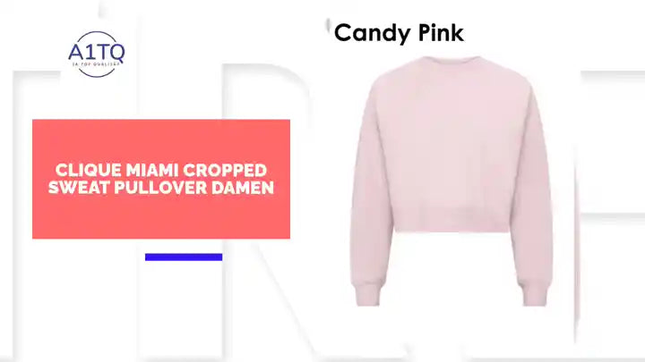 CLIQUE Miami Cropped Sweat Pullover Damen by@Outfy