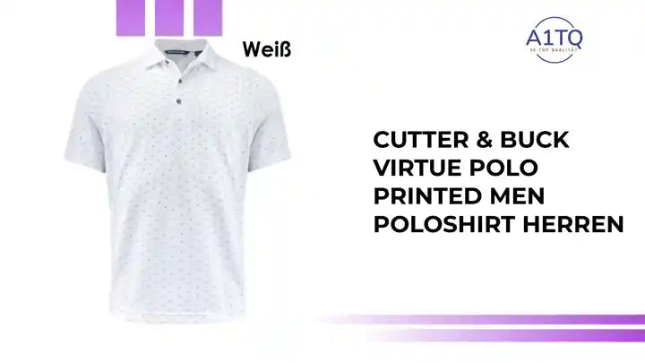 Cutter &amp; Buck Virtue Polo Printed Men Poloshirt Herren by@Outfy
