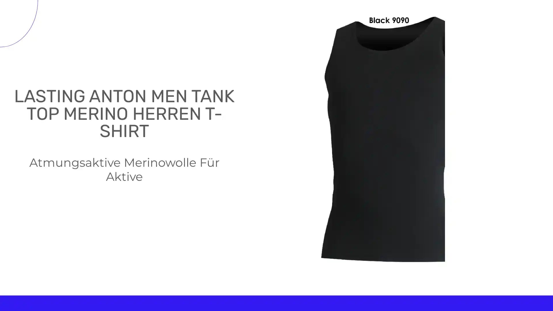 LASTING ANTON Men Tank Top Merino Herren T-Shirt by@Outfy