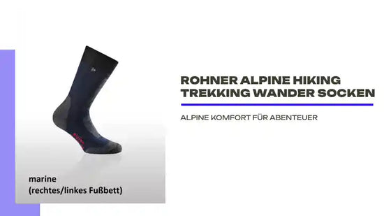 ROHNER Alpine Hiking Trekking Wander Socken by@Outfy