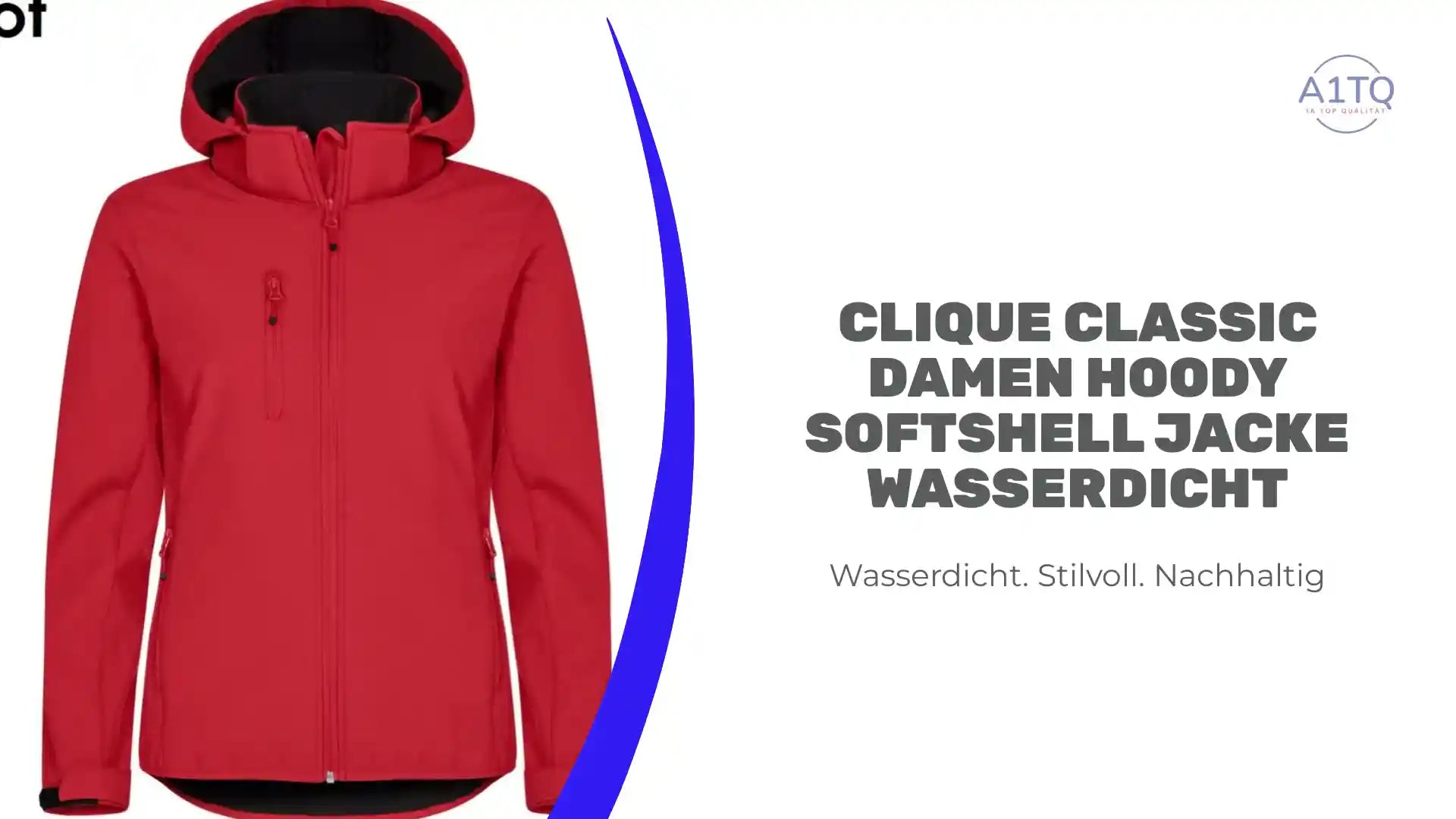 CLIQUE Classic Damen Hoody Softshell Jacke wasserdicht by@Outfy