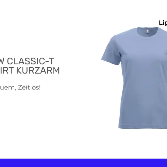 Clique New Classic-T Damen T-Shirt Kurzarm by@Outfy