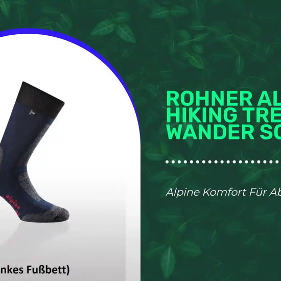 ROHNER Alpine Hiking Trekking Wander Socken by@Outfy
