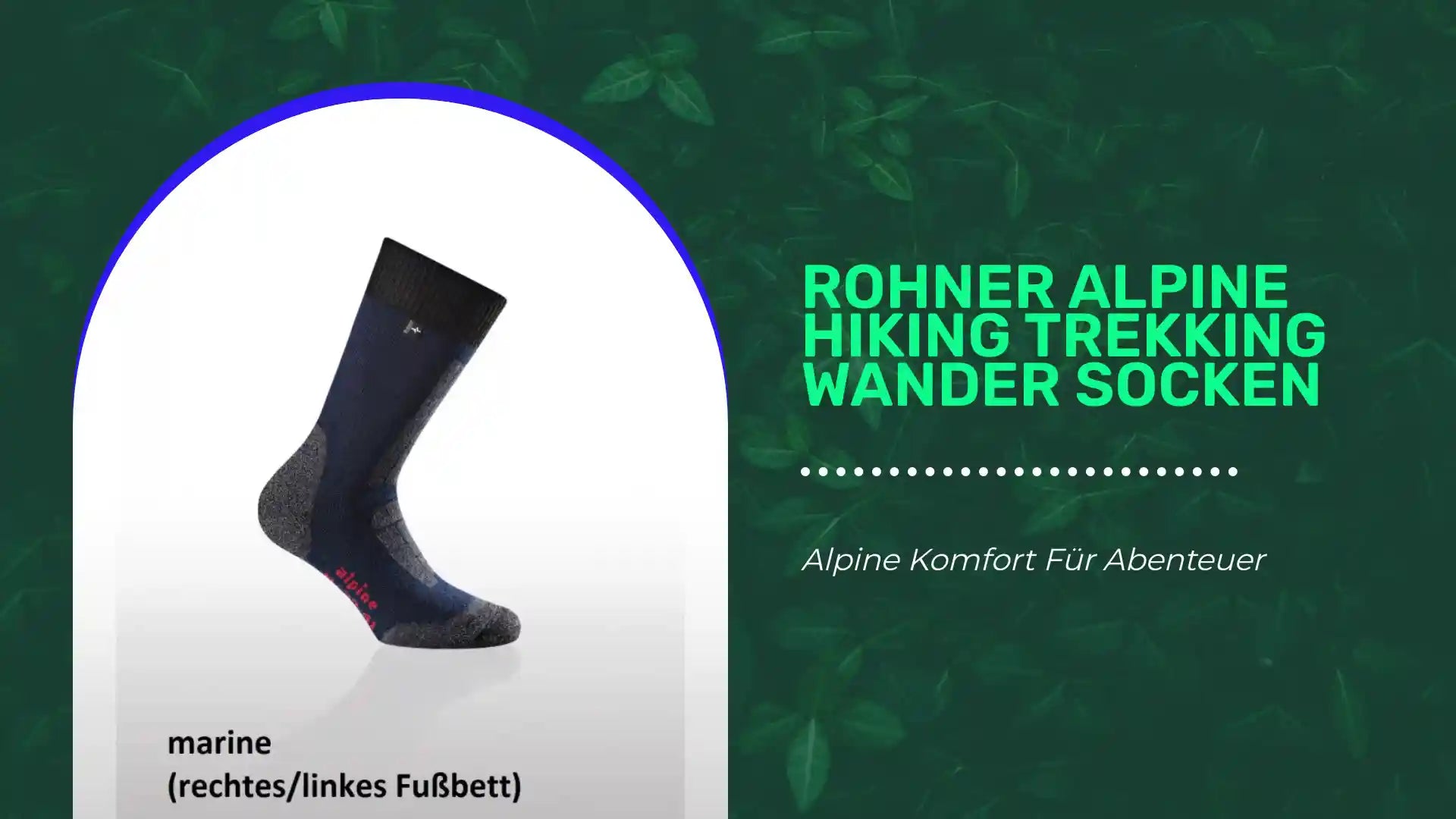 ROHNER Alpine Hiking Trekking Wander Socken by@Outfy