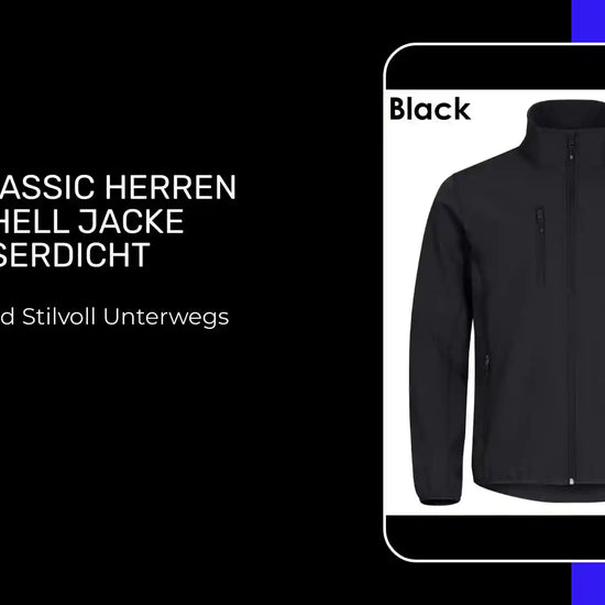 CLIQUE Classic Herren Softshell Jacke wasserdicht by@Outfy