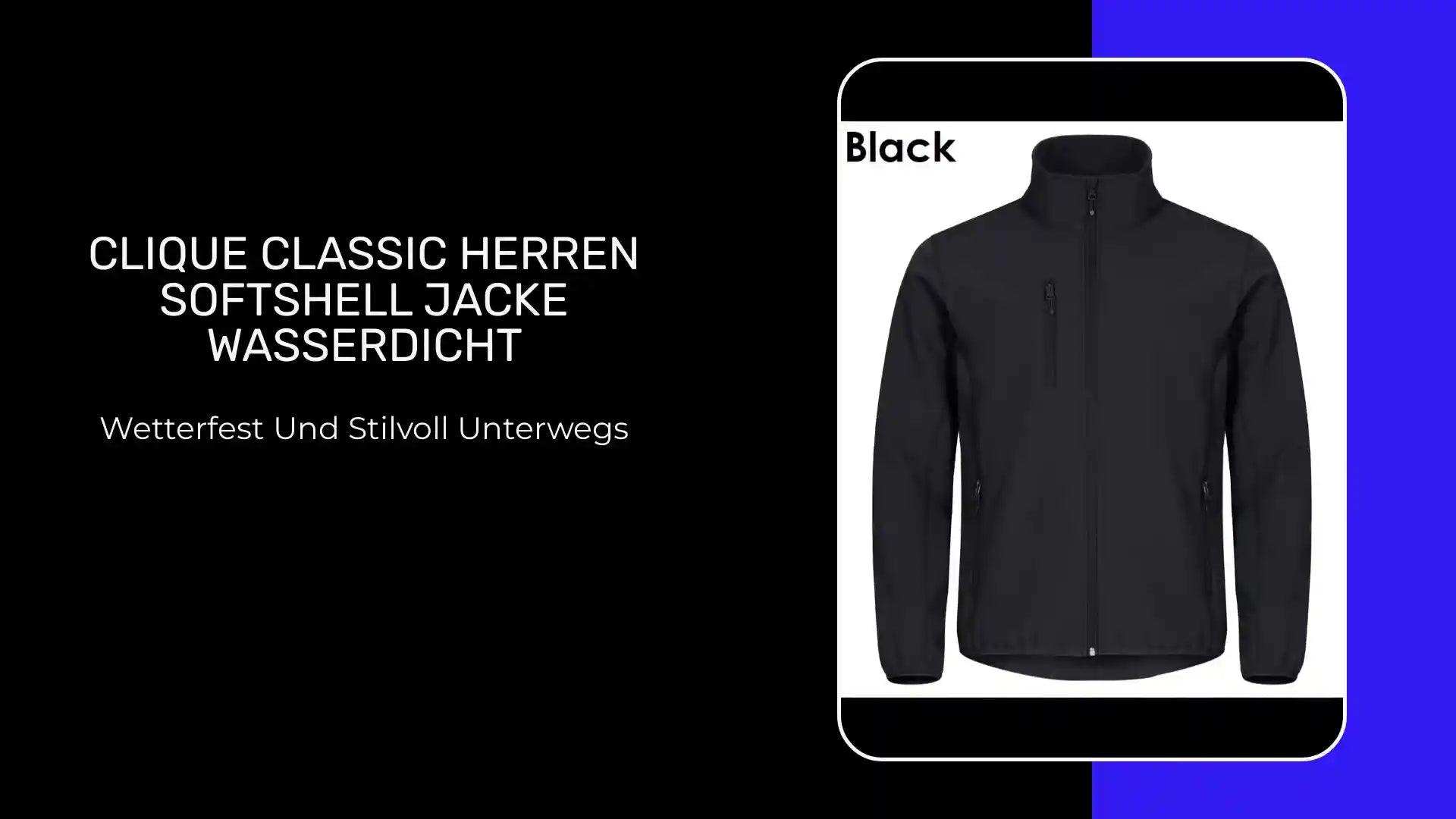 CLIQUE Classic Herren Softshell Jacke wasserdicht by@Outfy