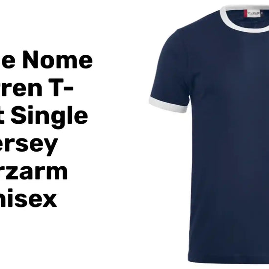 Clique Nome Herren T-Shirt Single Jersey Kurzarm Unisex by@Outfy