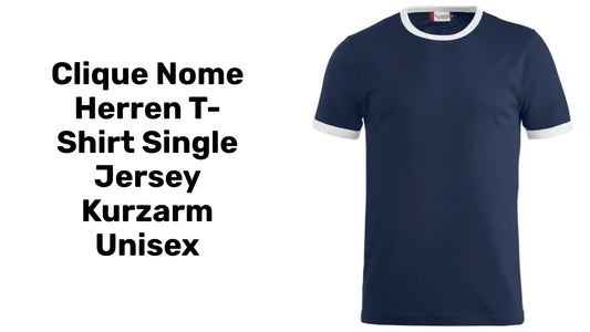 Clique Nome Herren T-Shirt Single Jersey Kurzarm Unisex by@Outfy