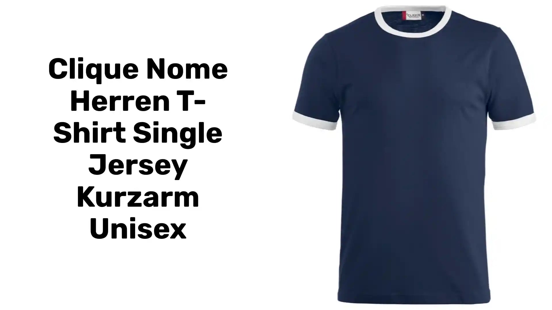 Clique Nome Herren T-Shirt Single Jersey Kurzarm Unisex by@Outfy