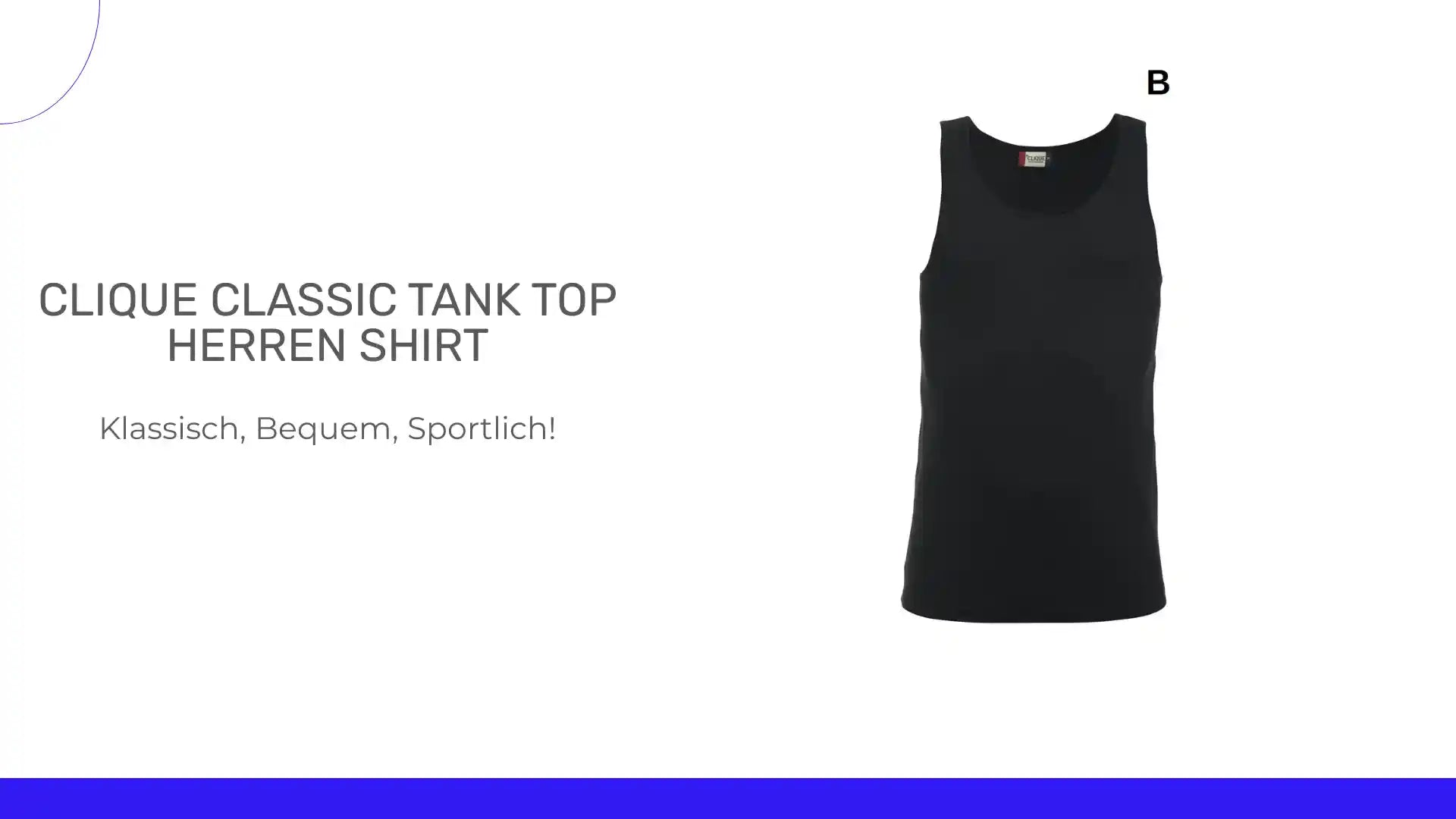 Clique Classic Tank Top Herren Shirt by@Outfy