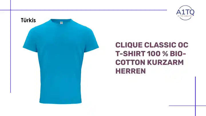 Clique Classic OC T-Shirt 100 % Bio-Cotton Kurzarm Herren by@Outfy