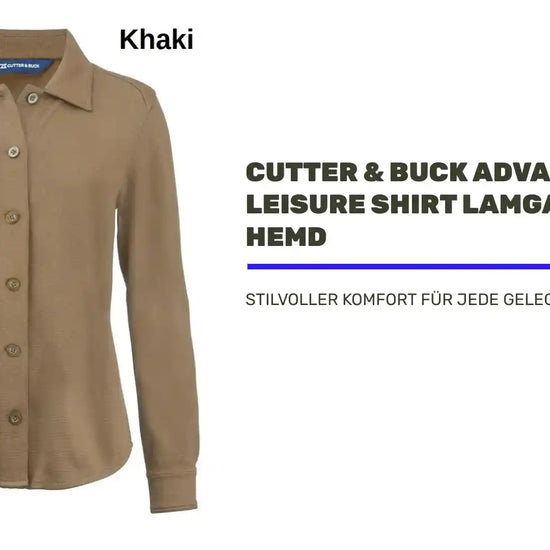 Cutter &amp; Buck Advantage Leisure Shirt Lamgarm Damen Hemd by@Outfy