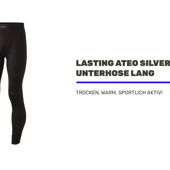LASTING ATEO Silver Herren Unterhose lang by@Outfy