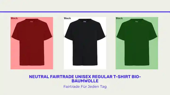 NEUTRAL Fairtrade Unisex Regular T-Shirt Bio-Baumwolle by@Outfy
