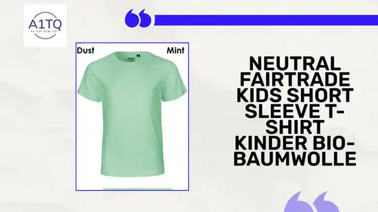 NEUTRAL Fairtrade Kids Short Sleeve T-Shirt Kinder Bio-Baumwolle by@Outfy