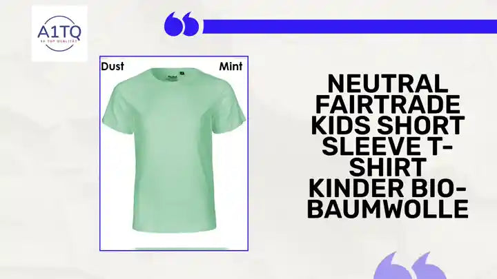 NEUTRAL Fairtrade Kids Short Sleeve T-Shirt Kinder Bio-Baumwolle by@Outfy