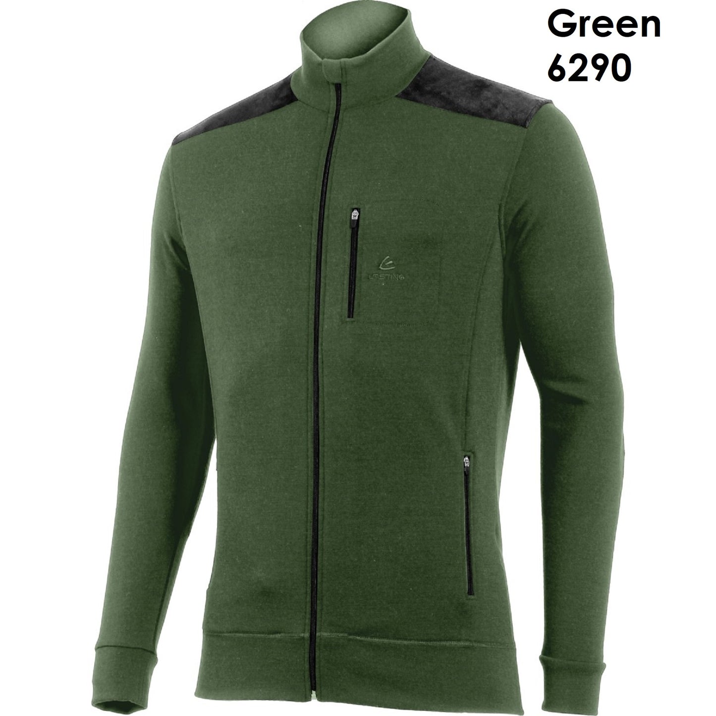 LASTING HUBERT 100 % Merinowolle Sweatjacke Herren
