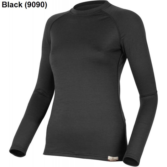 LASTING ATILA T-shirt met lange mouwen voor dames van 100% merinowol