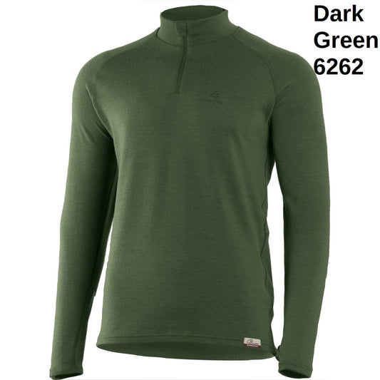 LASTING WARY 100 % Merinowolle Sweatshirt ¼ Zip Herren