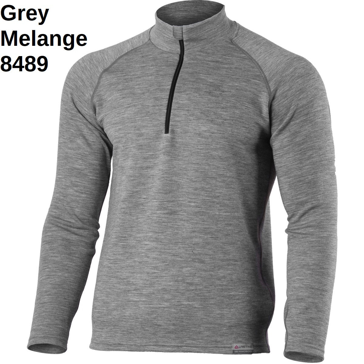 LASTING WARY 100 % Merinowolle Sweatshirt ¼ Zip Herren